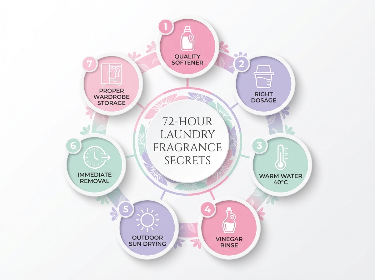 Infographic 7 bí quyết giữ quần áo thơm lâu 72 giờ