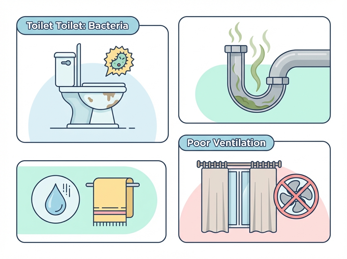4 nguyên nhân nhà vệ sinh bị mùi hôi