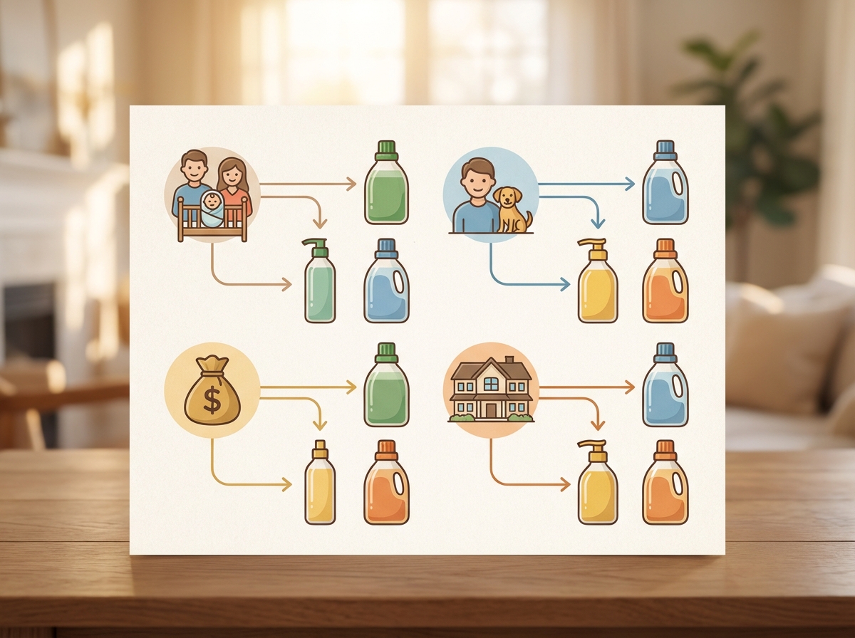 Gợi ý chọn nước lau sàn theo nhu cầu: em bé, thú cưng, tiết kiệm