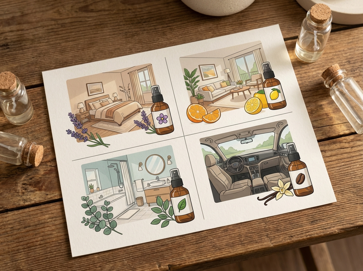 Gợi ý chọn mùi xịt phòng theo không gian