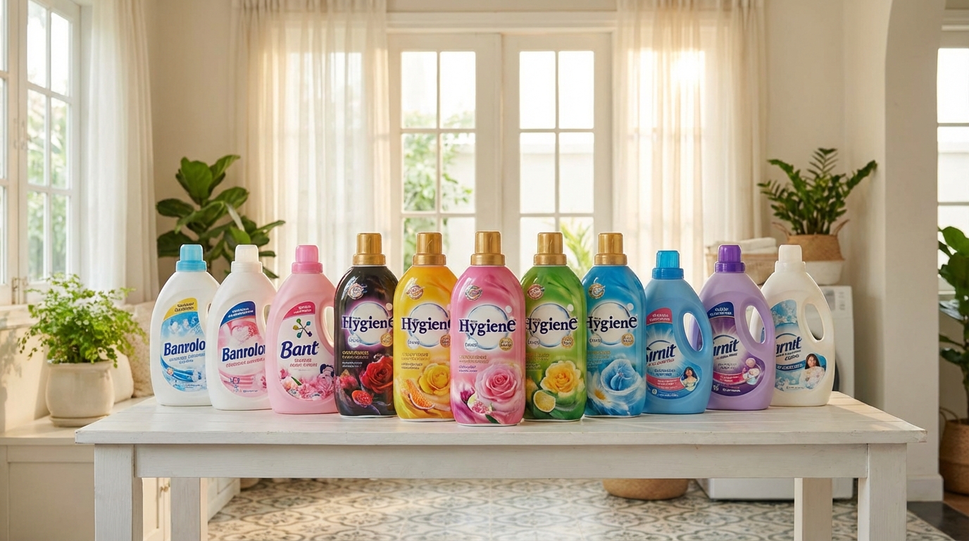 Top 10 chai nước xả vải từ nhiều thương hiệu xếp hàng, Hygiene nổi bật ở giữa