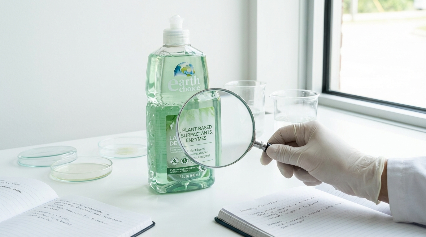 Phân tích thành phần chi tiết nước giặt Earth Choice