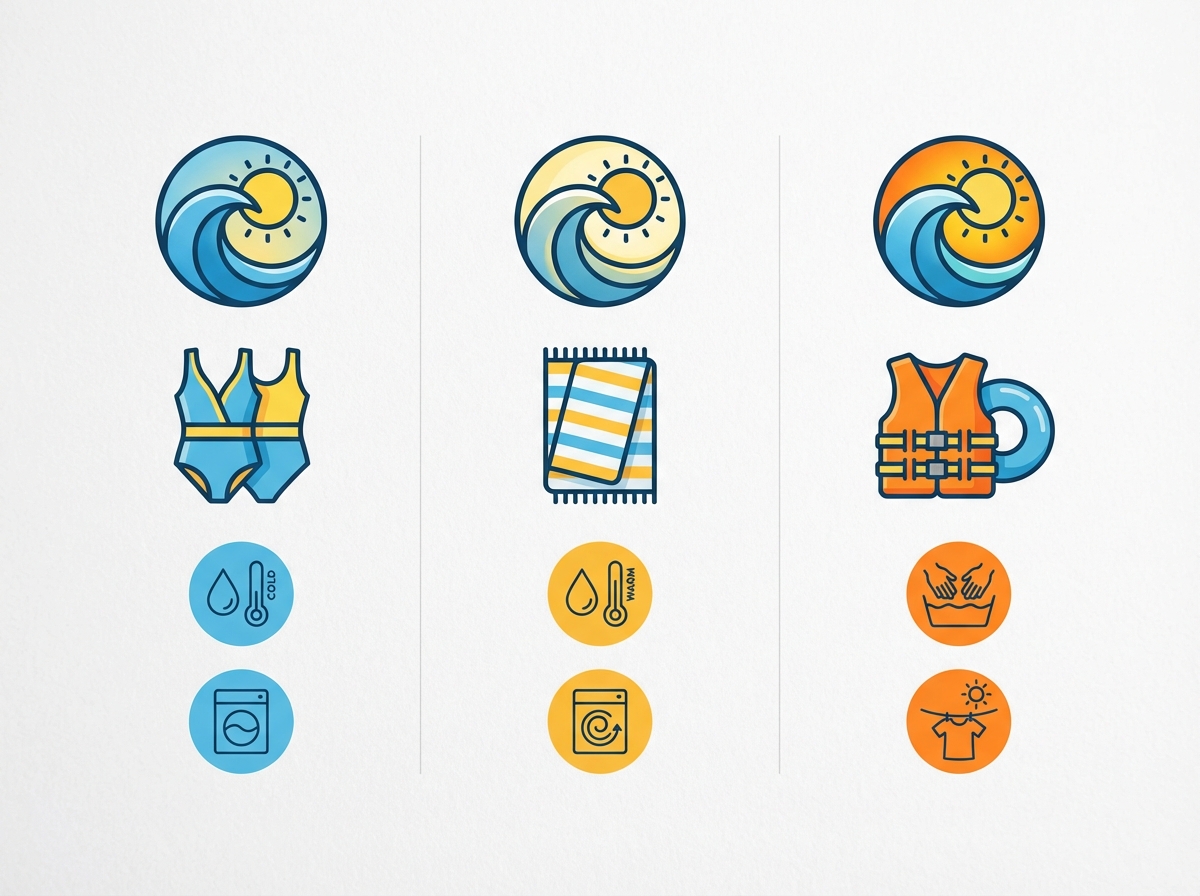 Infographic 3 loại đồ biển và cách giặt riêng phù hợp