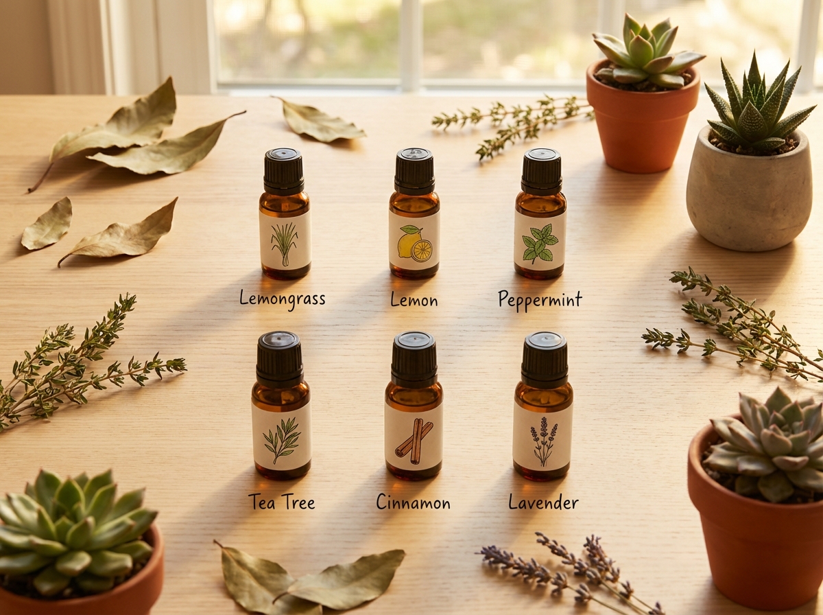 6 loại tinh dầu tốt nhất cho mùa mưa: sả, chanh, bạc hà, tràm, quế, lavender