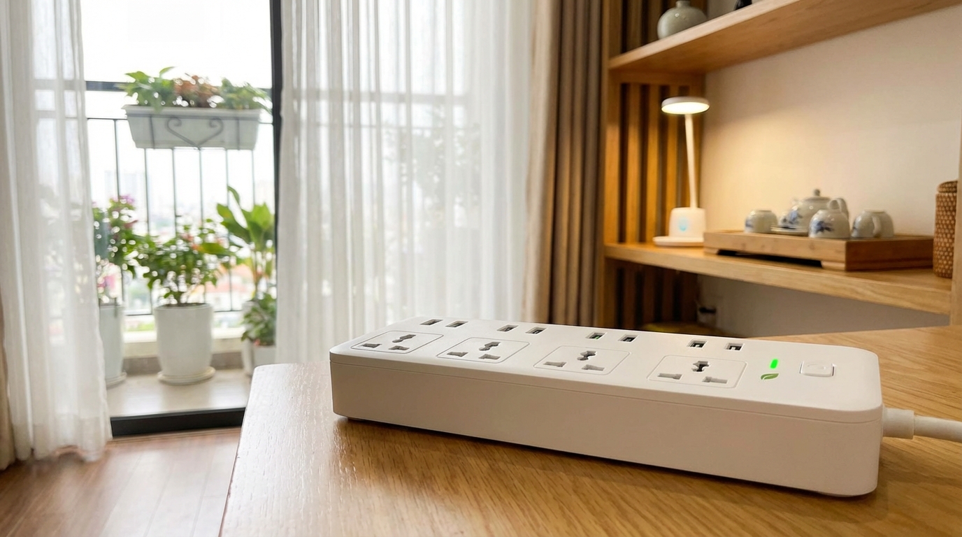 Ổ cắm điện thông minh tiết kiệm điện trong nhà