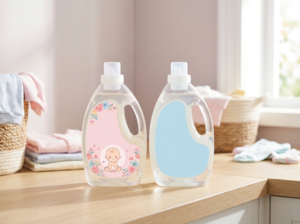 So sánh nước giặt có mùi và không mùi cho bé