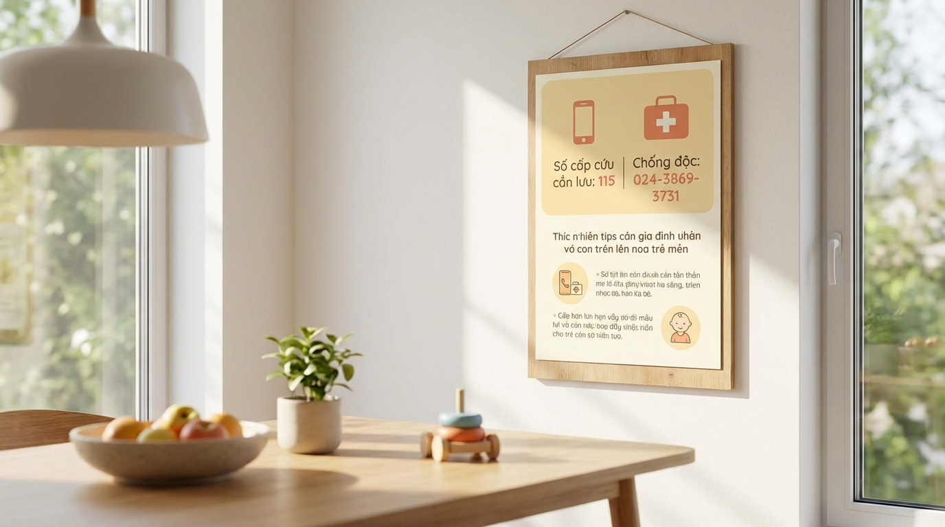 Số điện thoại cấp cứu và hotline ngộ độc cần lưu