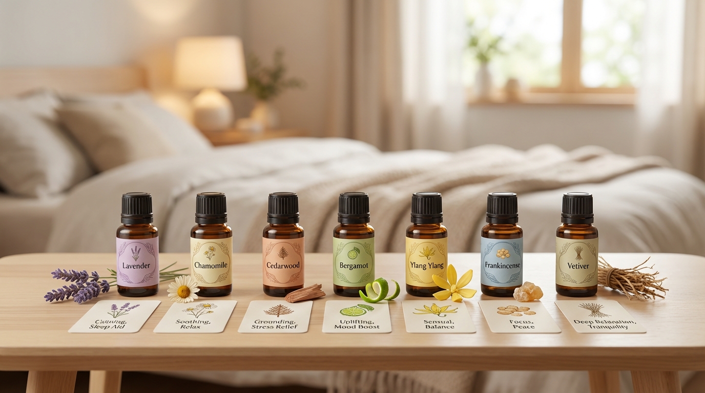 Top 7 tinh dầu cho phòng ngủ và công dụng từng loại