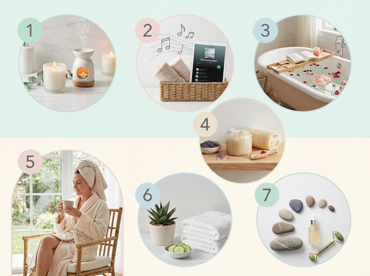 Bảy bước tạo spa tại nhà từ dọn dẹp đến thư giãn hoàn toàn