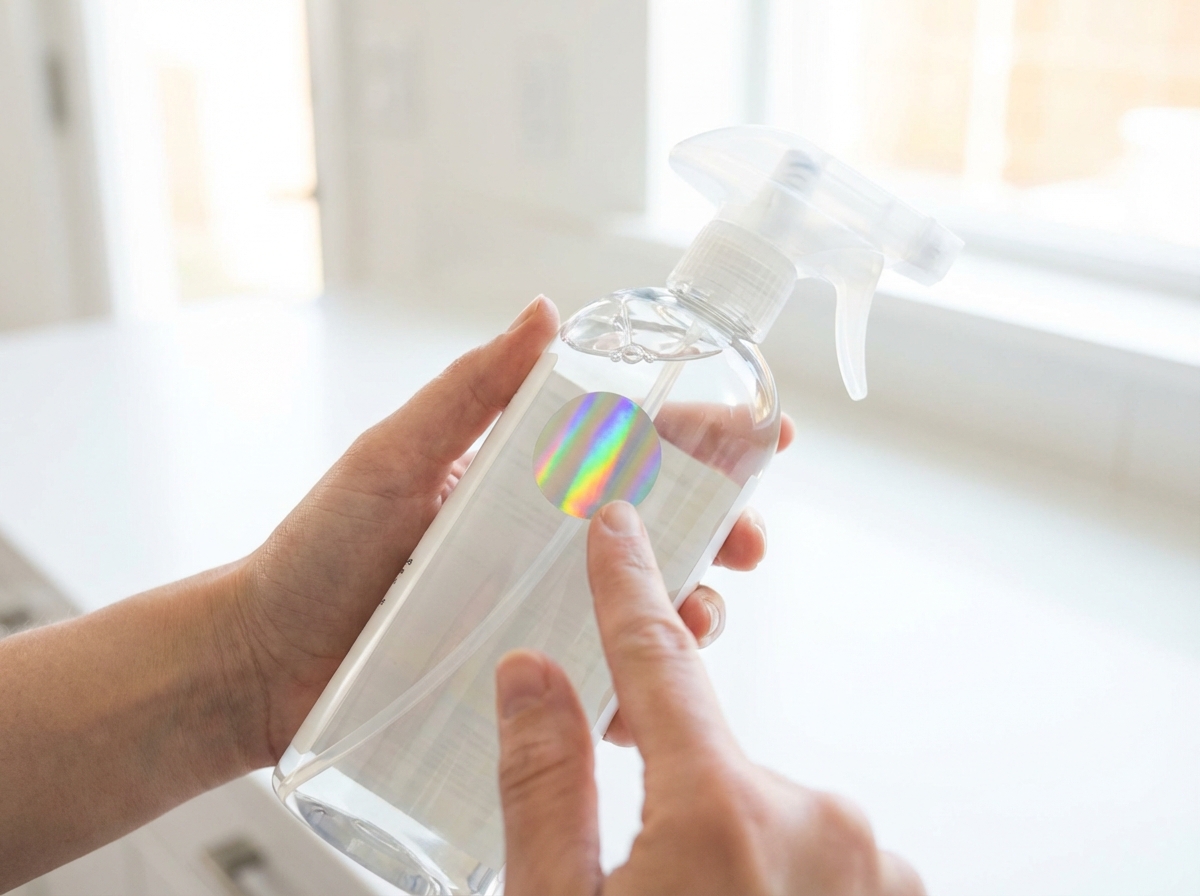 Kiểm tra tem hologram chống hàng giả trên sản phẩm gia dụng