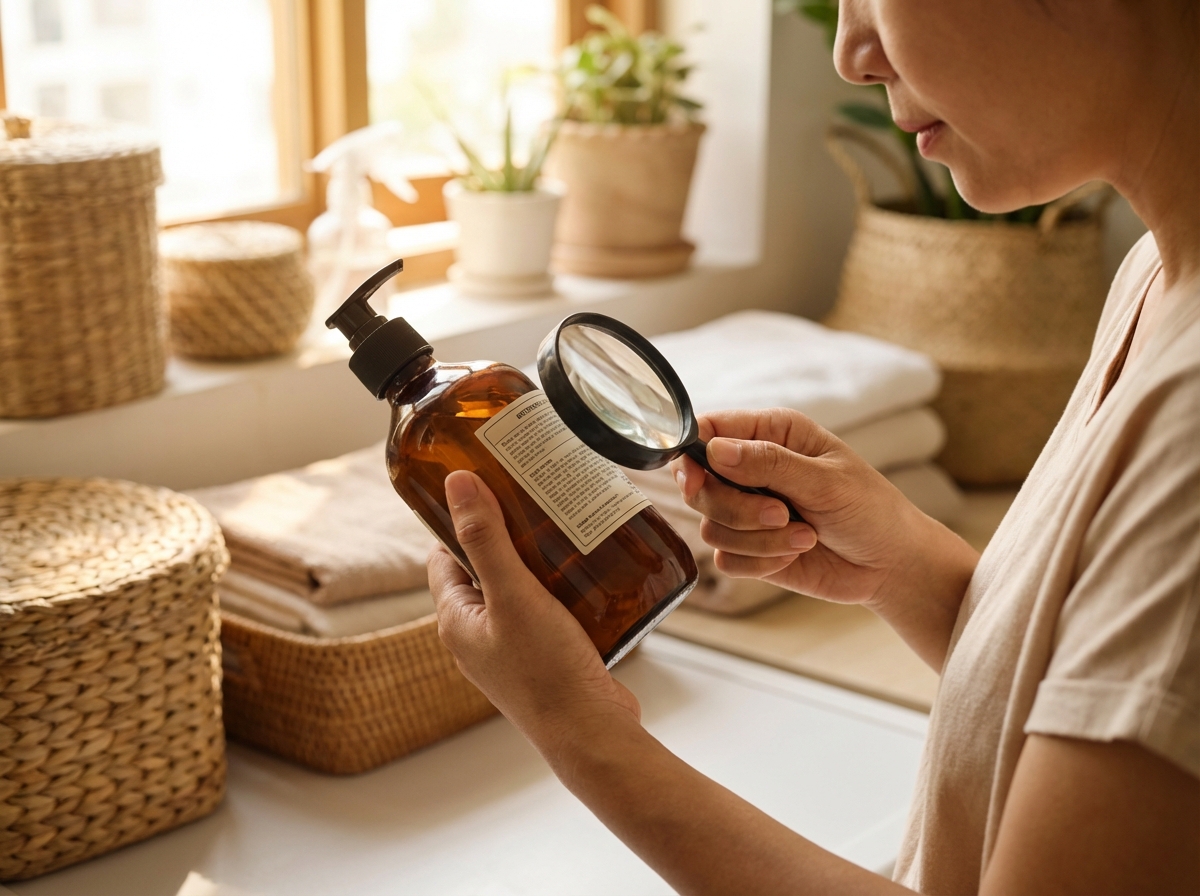 Đọc kỹ thành phần trên chai nước giặt để chọn đúng nhu cầu