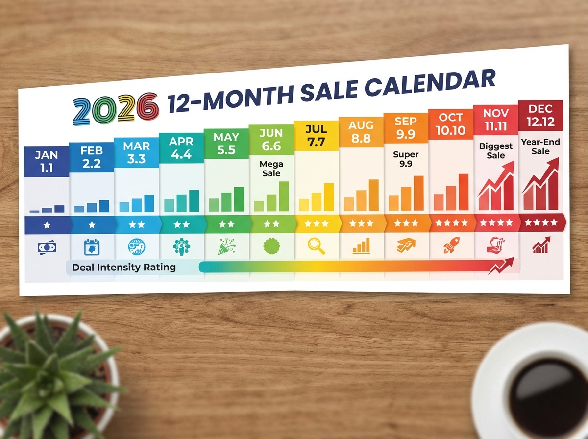 Lịch sale 12 tháng 2026 và gợi ý mua sắm