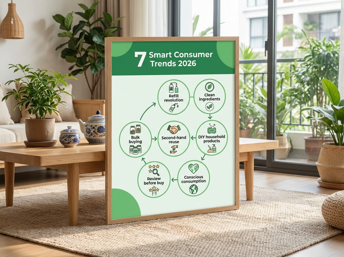 7 xu hướng tiêu dùng thông minh 2026 cho nội trợ Việt Nam