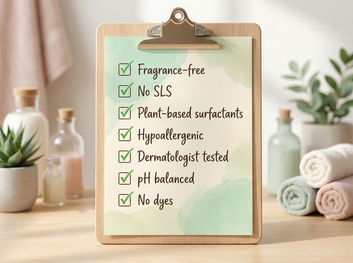 Checklist 7 tiêu chí chọn sản phẩm vệ sinh cho da nhạy cảm