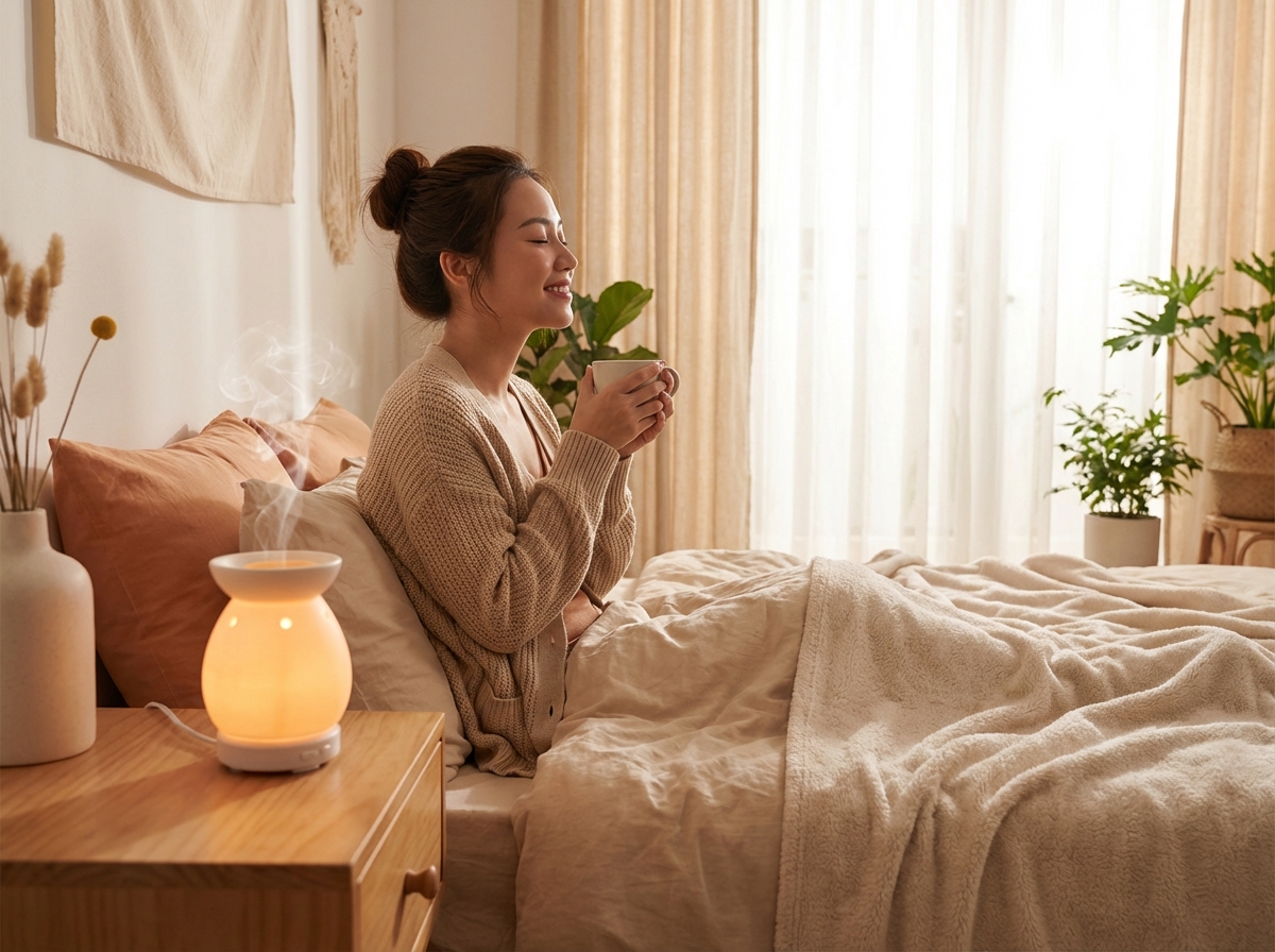 Sáp thơm phòng tạo không gian thư giãn ấm áp cho mẹ