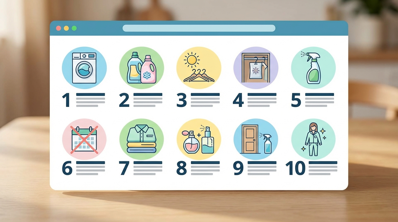 10 mẹo giữ quần áo thơm tho tự tin mỗi ngày