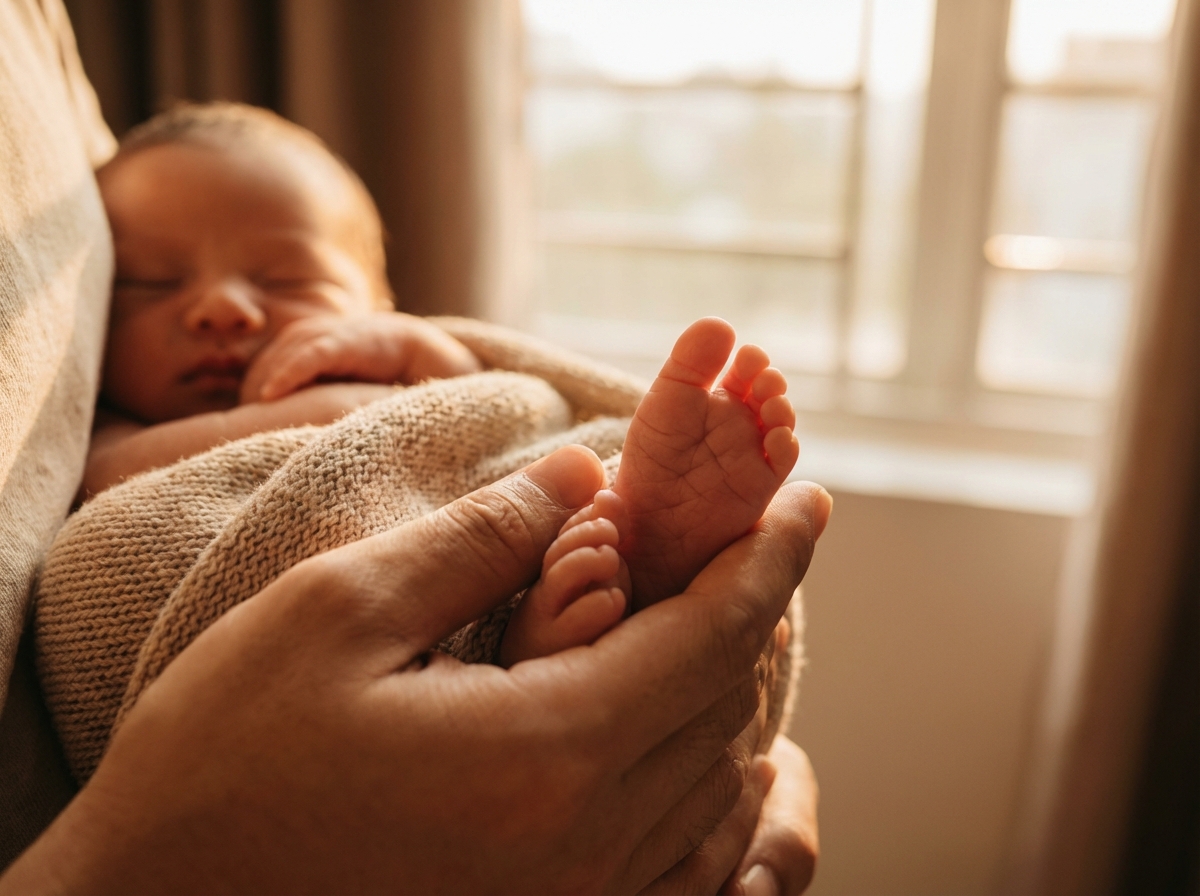 Làn da mềm mại và nhạy cảm của bé sơ sinh