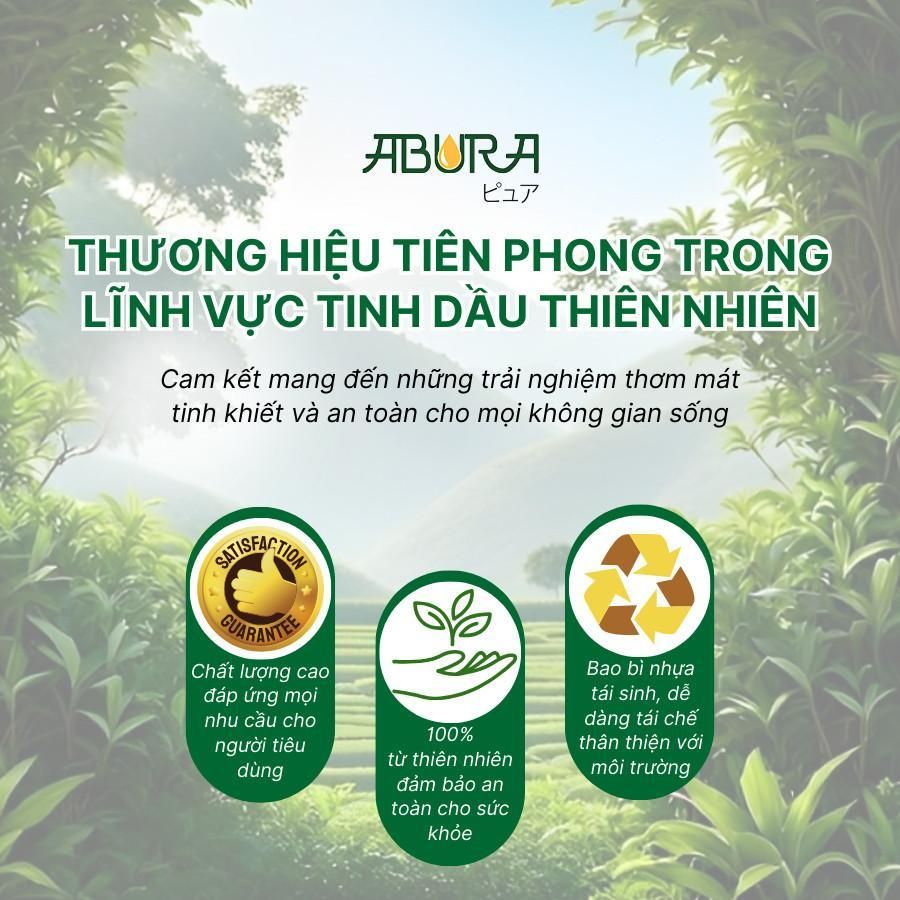 Bình Xịt Đuổi Muỗi, Gián, Kiến, Ruồi - Xịt Tinh Dầu Thơm Khử Mùi Sả Chanh ABURA 500ml 8