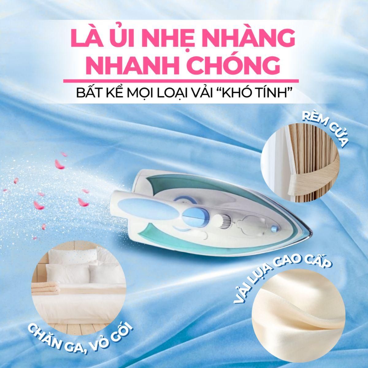 Xịt Thơm Quần Áo Hygiene - Chai Nước Sịt Thơm Vải Ủi Đồ Lưu Hương Lâu Thái Lan 550ml 6