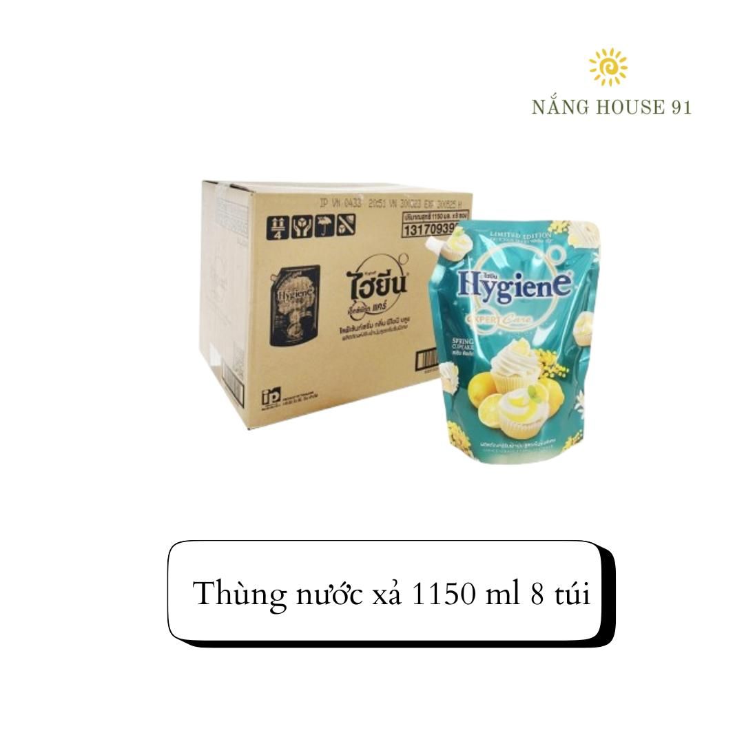 1 thùng Nước xả vải Hygiene Thái Lan đậm đặc túi dung tích  1100 - 1300 ml lưu hương lâu 6