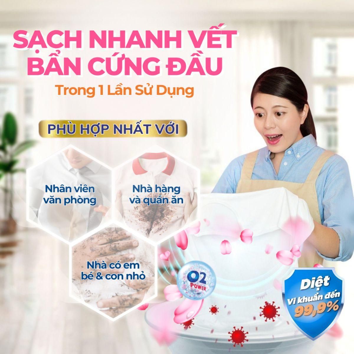 Tẩy Mốc Quần Áo Hygiene - Thuốc Tẩy Trắng Quần Áo Trắng Và Màu, Nước Tẩy Thái Lan 250/500/600ml 7