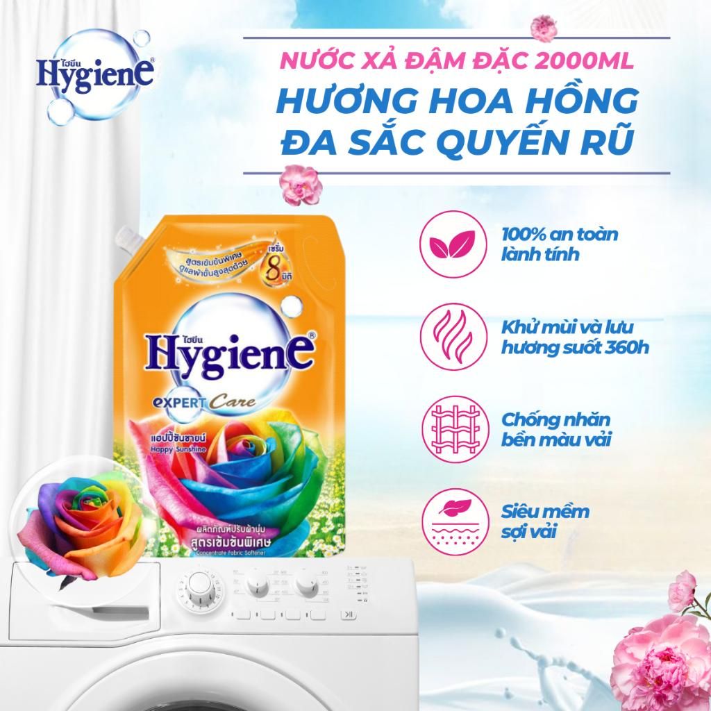 Nước Sả Vải Hygiene Hương Thơm Quyến Rủ Diệu Kì Túi 2.2kg 2