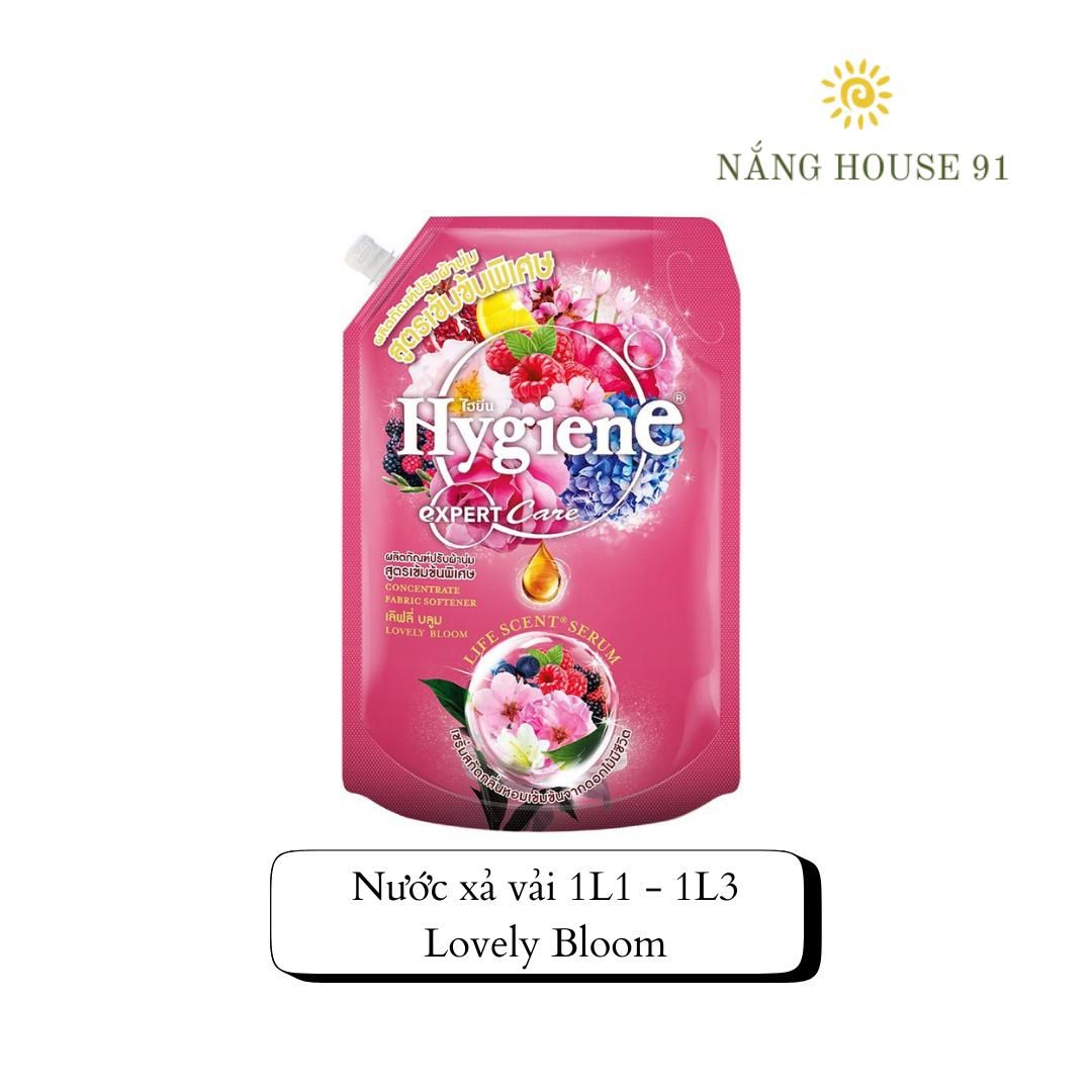 Túi Nước Xả Vải Hygiene Thái Lan Hương Hoa Mẫu Đơn - Thể Tích 1150ML /1100ML 6