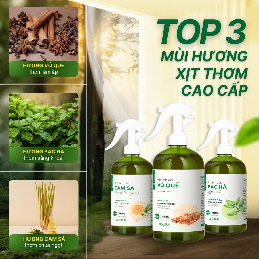 Xịt Khử Mùi Mũ Bảo Hiểm ABURA 500ml - Vệ Sinh Nón Bảo Hiểm, Khử Mùi Sau 10 Giây 2