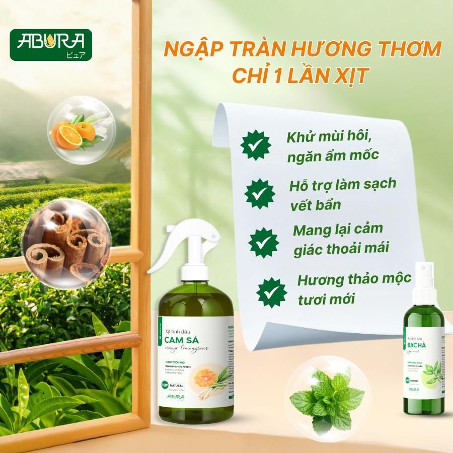 Xịt Khử Mùi Mũ Bảo Hiểm ABURA 500ml - Vệ Sinh Nón Bảo Hiểm, Khử Mùi Sau 10 Giây 6
