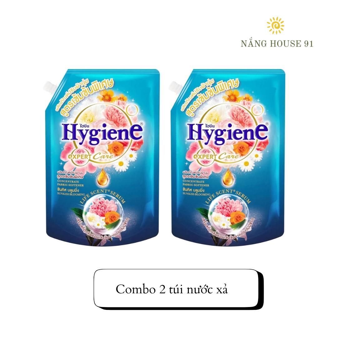 (Combo 2 túi ) Nước xả vải Hygiene đậm đặc túi 1100-1300 ml/túi Nhiều màu khác nhau giúp làm thơm và mềm quần áo 4