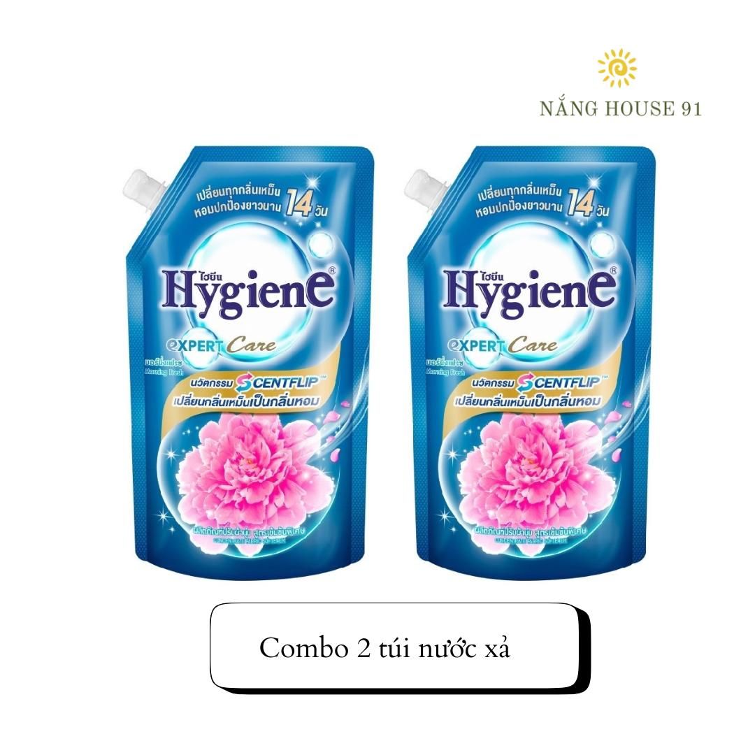 (Combo 2 túi ) Nước xả vải Hygiene đậm đặc túi 1100-1300 ml/túi Nhiều màu khác nhau giúp làm thơm và mềm quần áo 8