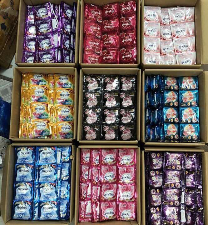 Nước Xả Hygiene Thái Lan Giặt Xả Vải, Quần Áo Siêu Đậm Đặc Mềm Vải chính hãnġ mix mùi 20ml/Gói 3