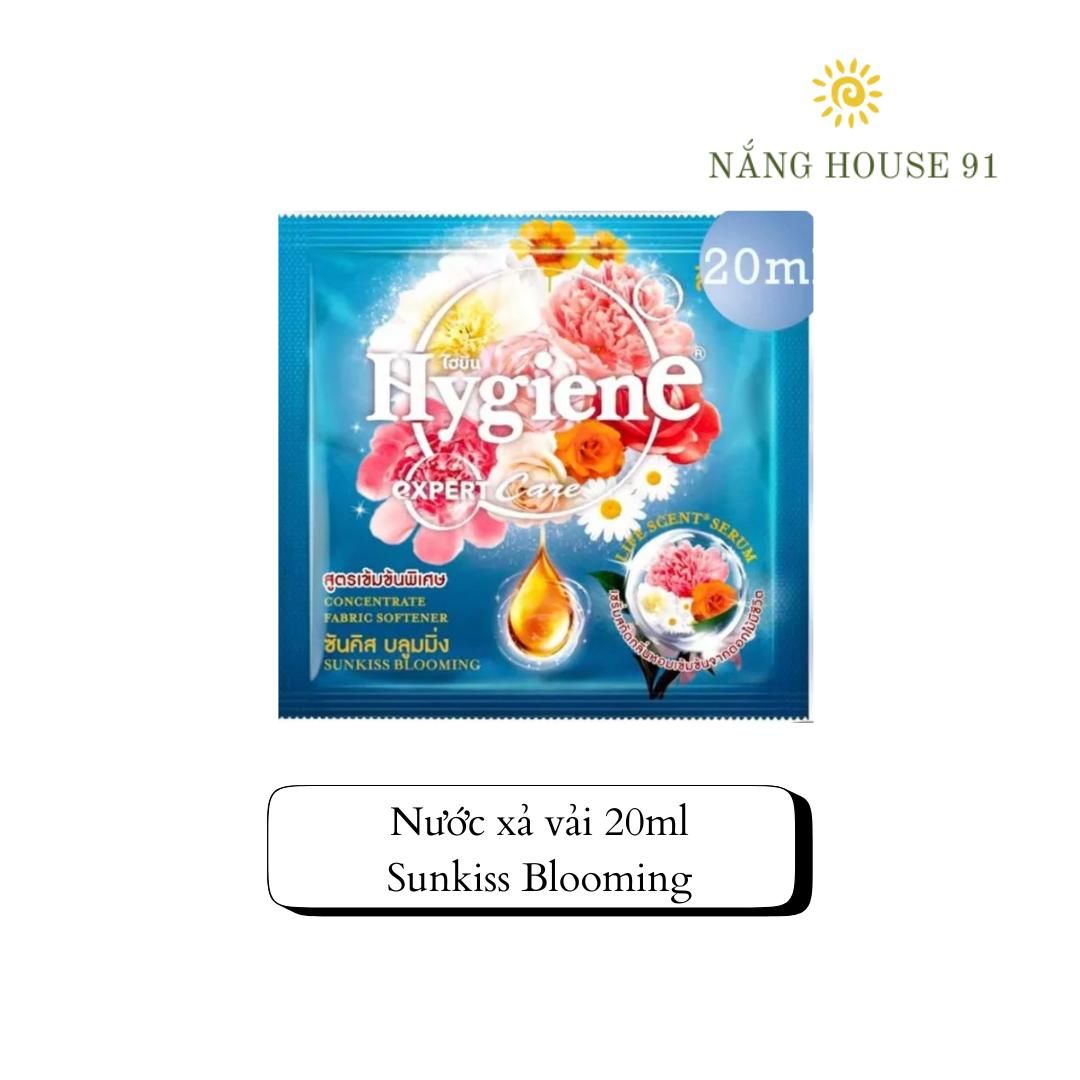 Nước Xả Hygiene Thái Lan Giặt Xả Vải, Quần Áo Siêu Đậm Đặc Mềm Vải chính hãnġ mix mùi 20ml/Gói 7