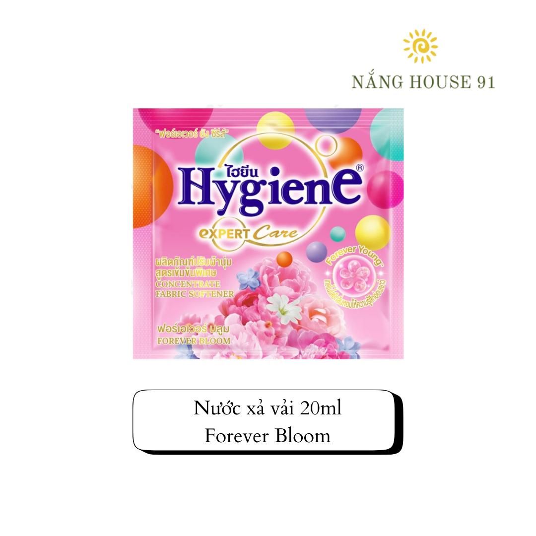 Nước Xả Hygiene Thái Lan Giặt Xả Vải, Quần Áo Siêu Đậm Đặc Mềm Vải chính hãnġ mix mùi 20ml/Gói 8