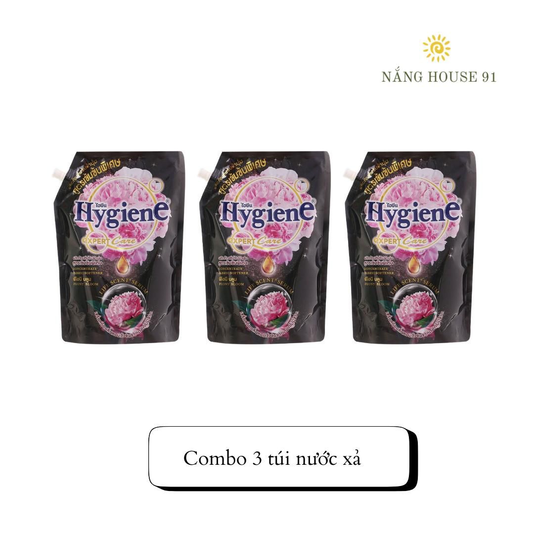 (Combo 3 túi ) Nước xả vải Hygiene đậm đặc túi 1100-1300 ml/túi Nhiều màu khác nhau giúp làm thơm và mềm quần áo 3