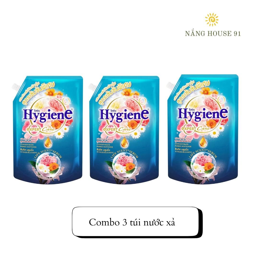 (Combo 3 túi ) Nước xả vải Hygiene đậm đặc túi 1100-1300 ml/túi Nhiều màu khác nhau giúp làm thơm và mềm quần áo 5