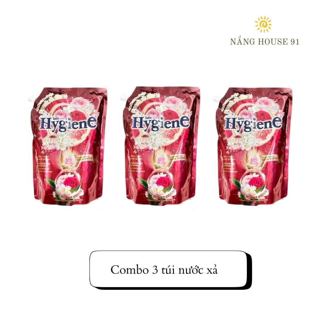 (Combo 3 túi ) Nước xả vải Hygiene đậm đặc túi 1100-1300 ml/túi Nhiều màu khác nhau giúp làm thơm và mềm quần áo 6