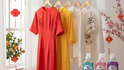 Nước giặt Hygiene Thái Lan chính hãng: Bí quyết quần áo Tết thơm lâu đến 72 giờ