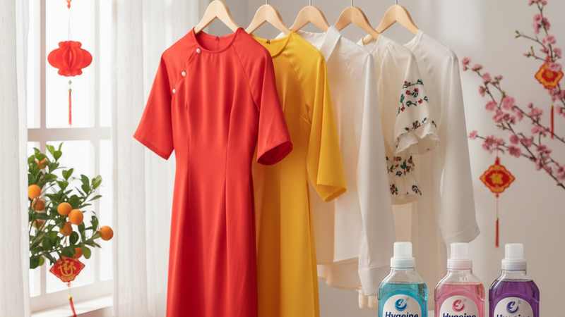 Nước giặt Hygiene Thái Lan chính hãng: Bí quyết quần áo Tết thơm lâu đến 72 giờ