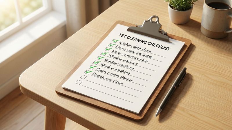 Checklist Dọn Dẹp Cuối Cùng Trước Tết: Đừng Quên 10 Điểm Này