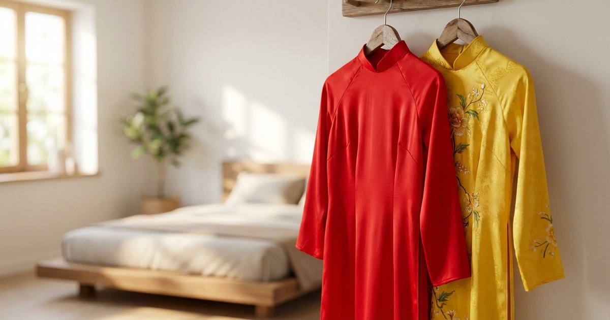 Bí Quyết Giặt Áo Dài Tết Tại Nhà: Giữ Form Dáng, Màu Sắc Tươi Sáng