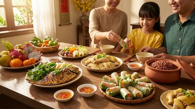 Ăn Uống Lành Mạnh Trong Dịp Tết: Cân Bằng Dinh Dưỡng, Không Lo Tăng Cân