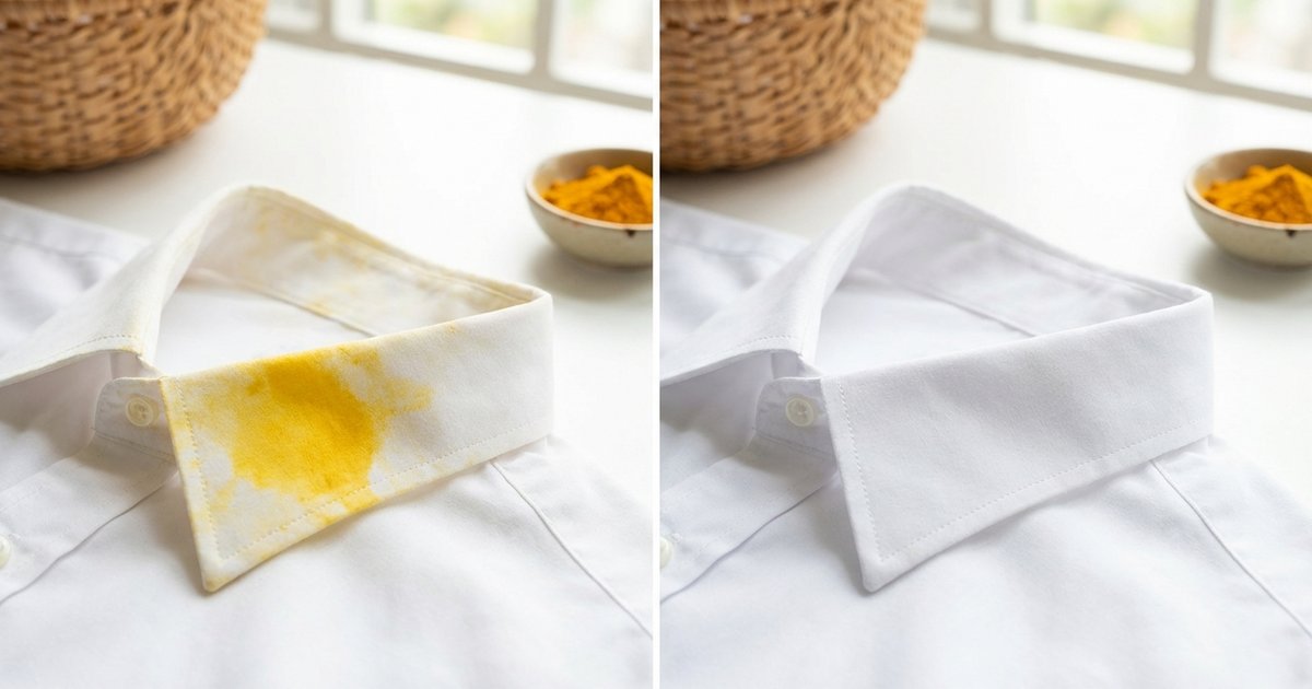 Cách tẩy vết nghệ, vết cà ri trên áo — mẹo đơn giản ai cũng làm được