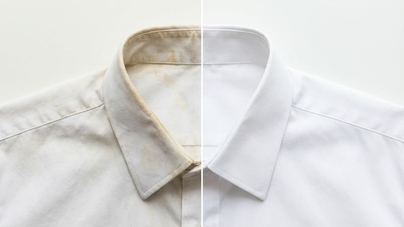 Cách tẩy vết ố vàng cổ áo, nách áo — sạch như mới không cần tiệm giặt