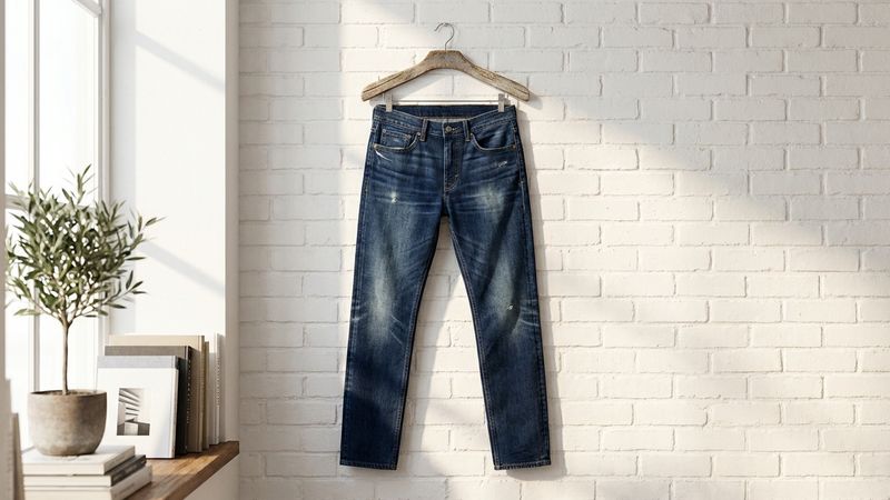 Cách giặt quần jeans không phai màu, giữ form