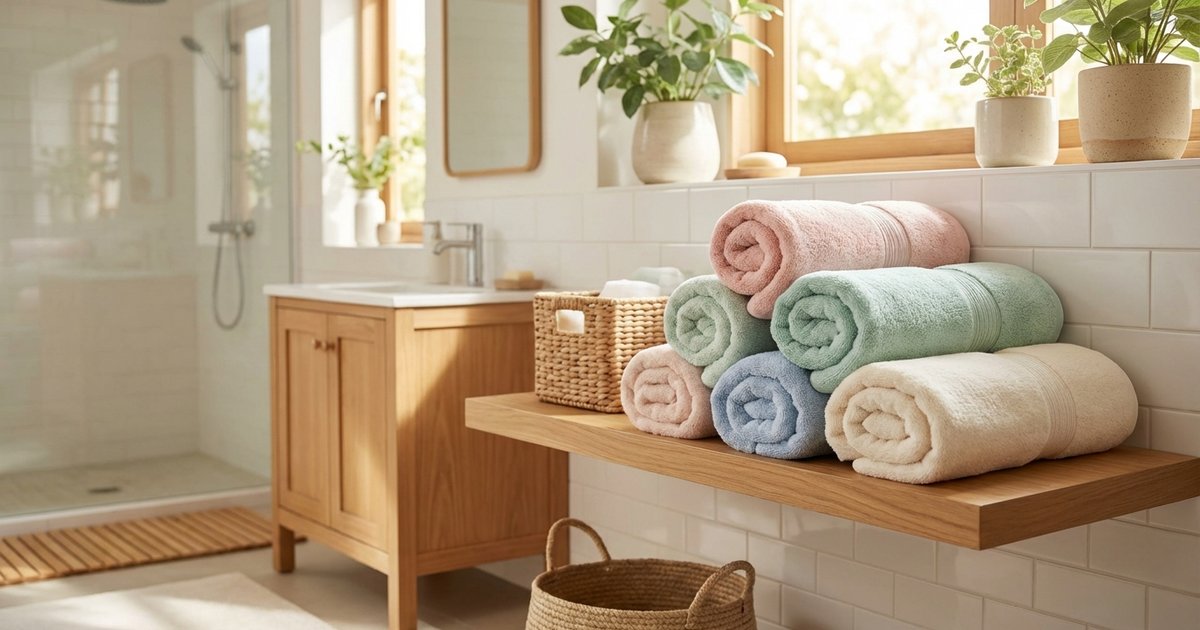 Cách giặt khăn tắm hết mùi hôi, mềm mại như mới mua