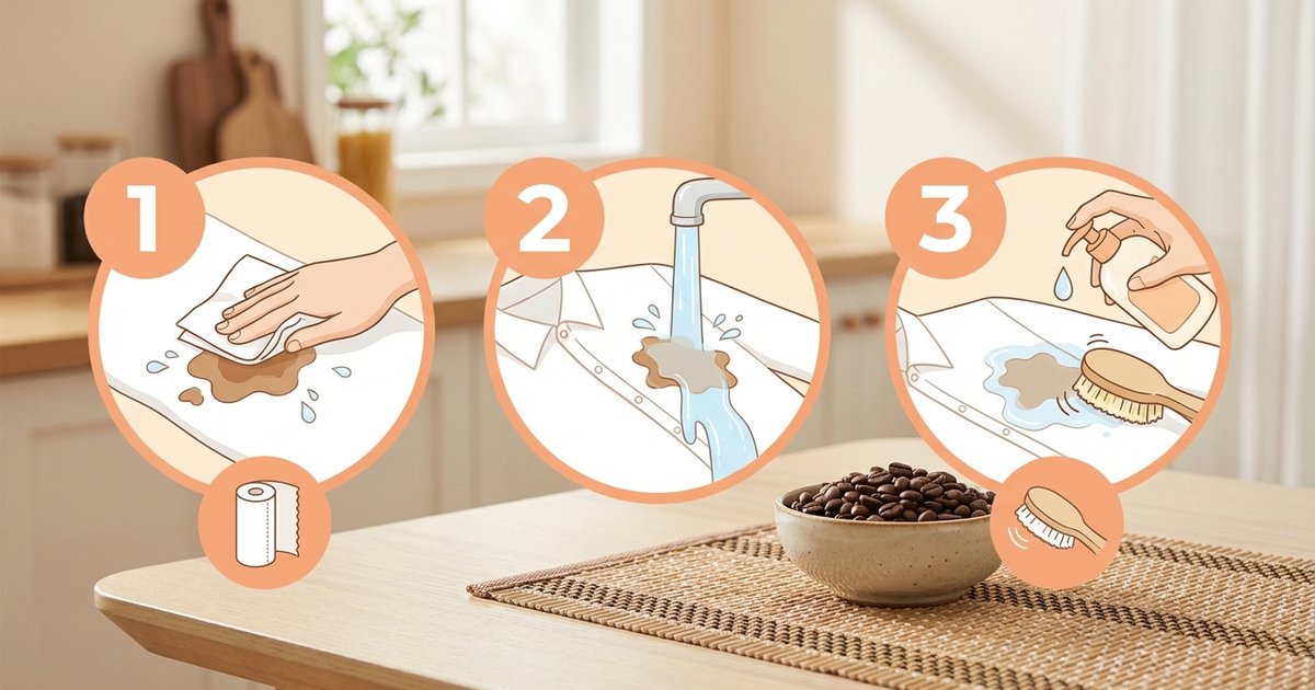 Cách tẩy vết cà phê trên áo trắng — 3 phương pháp cứu áo trong 5 phút