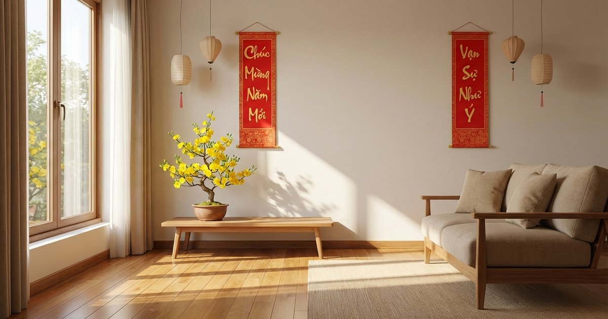 Trang Trí Nhà Đón Tết 2026: Phong Cách Tối Giản Mà Vẫn Ấm Cúng