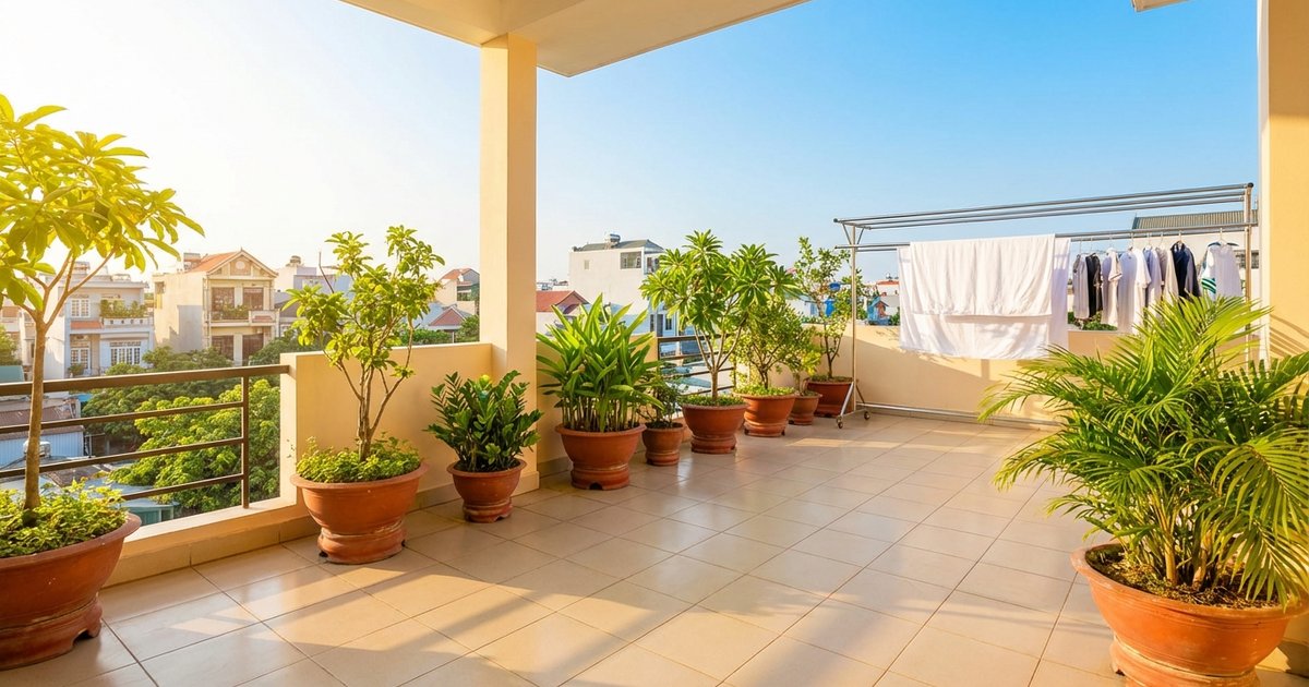 Cách Vệ Sinh Sân Thượng Không Bị Rêu Trơn Trượt – Sạch Bền Lâu