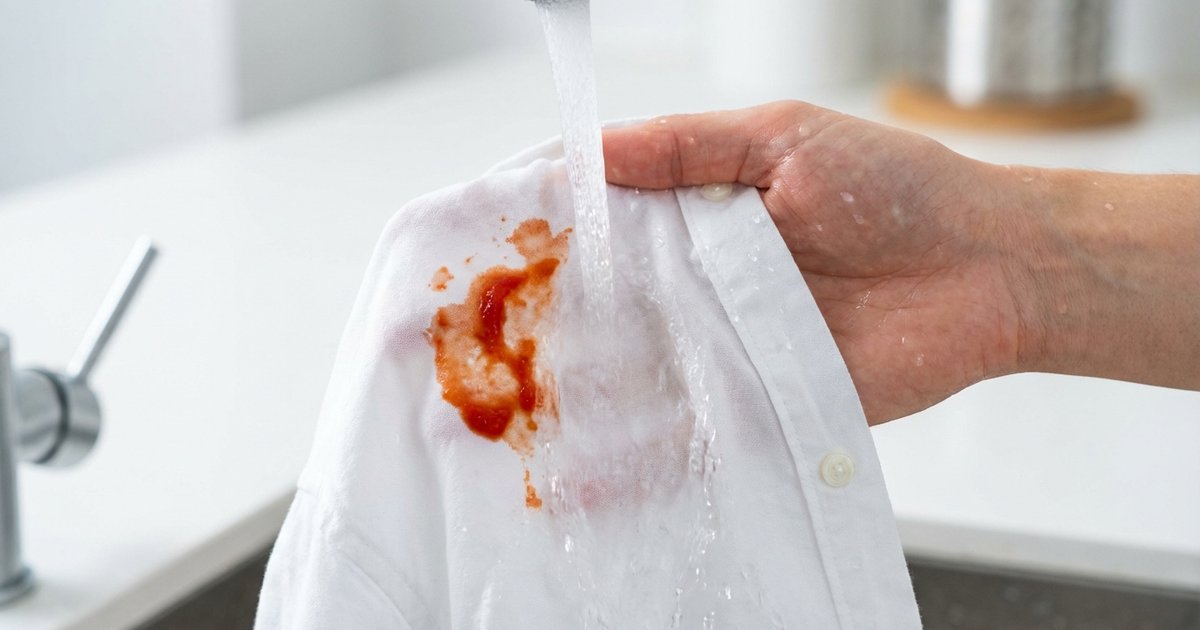 Cách tẩy vết nước sốt, sốt cà chua trên áo không để lại vệt